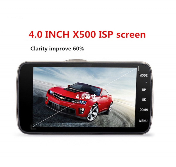 Camera auto DVR FreeWay™ A21, camera dubla, 1080p FullHD, G-senzor, lentile Sony , super night vision, suport prindere , 4 inch LCD, unghi de filmare 170 grade, inregistrare ciclica ( bucla , looping  [5]