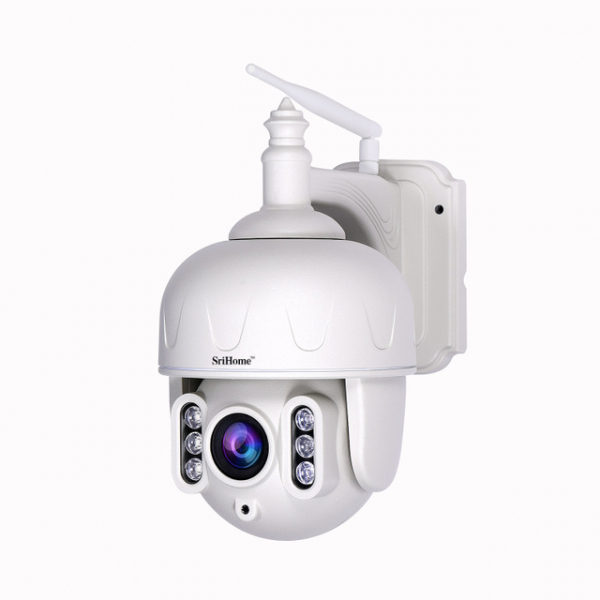 Camera de supraveghere IP WIFI Sricam™ SH028 Plus SriHome , Exterior , UltraHD 3MP, Conectare Telefon / PC , night vision , rezistenta la apa, rezolutie 2048x1536, senzor miscare , alb [3]