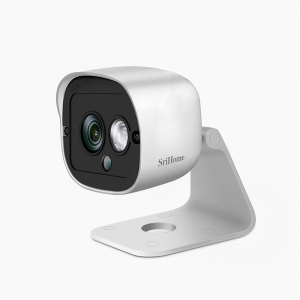 Camera de supraveghere IP WIFI Sricam™ SH029 Plus SriHome Exterior , UltraHD 3MP 2048x1536, Conectare Telefon / PC , night vision , rezistenta la apa, senzor miscare, alb [2]