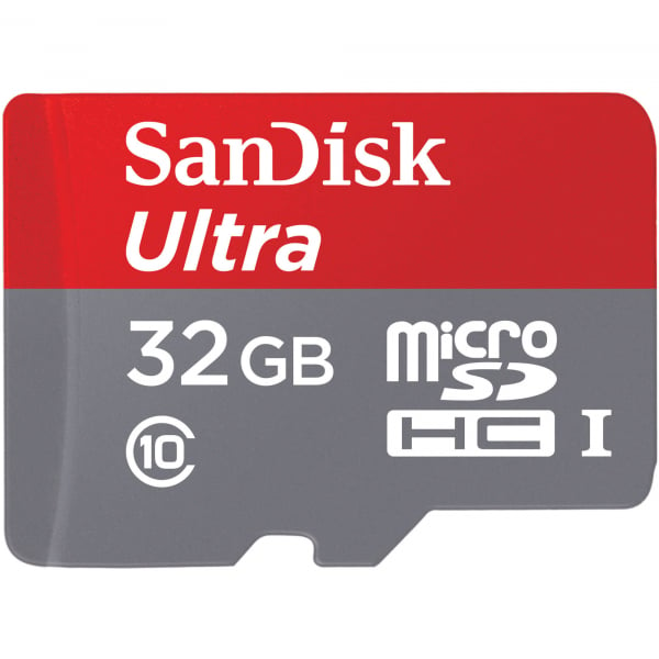 Card de memorie SanDisk Micro SD Ultra, 32GB, Class 10, 100MB/s, Full HD + Adaptor + Bratara Fitness Cadou [1]