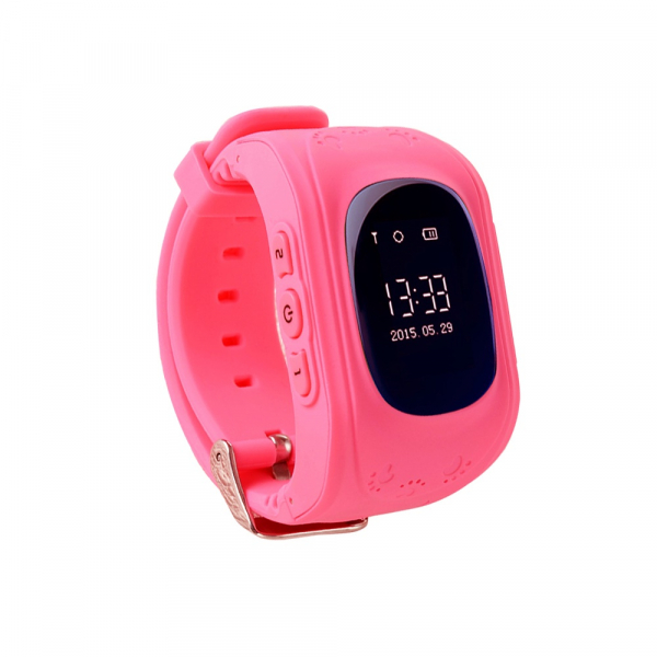 Ceas smartwatch cu GPS copii MoreFIT™ Q50 , functie telefon, monitorizare GPS in timp real , Wi-FI, buton SOS si monitorizare spion, roz +SIM prepay cadou [5]