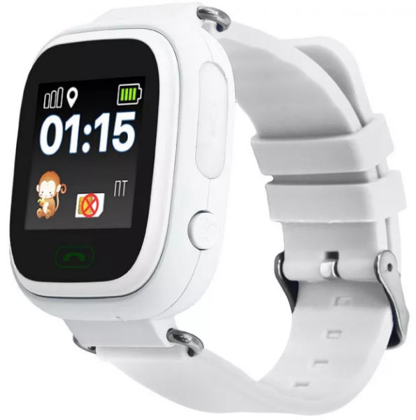 Ceas smartwatch GPS copii MoreFIT™ GW100 Plus , cu GPS si functie telefon, Wi-Fi, ecran 1.22" touchscreen, Bluetooth, tripla pozitionare, Buton SOS, vibratii, alb + SIM prepay cadou [2]