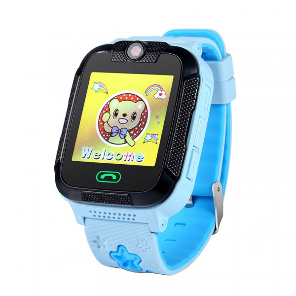 Ceas smartwatch GPS copii MoreFIT™ GW2000 3G Pro, cu GPS si functie telefon, camera 2MP, WiFi, ecran touchscreen 1.54", monitorizare spion si buton SOS, albastru + SIM prepay cadou [2]