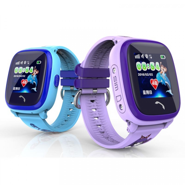 Ceas smartwatch GPS copii MoreFIT™ GW400s Pro , cu GPS si functie telefon, Wi-Fi, rezistent la apa, ecran touchscreen 1.22", monitorizare spion, buton SOS, lila + SIM prepay cadou [5]