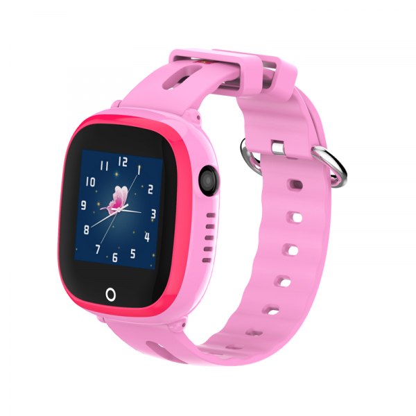 Ceas smartwatch GPS copii MoreFIT™ GW400x Pro , cu GPS si functie telefon, rezistent la apa, camera foto, buton SOS, roz + SIM prepay cadou [6]