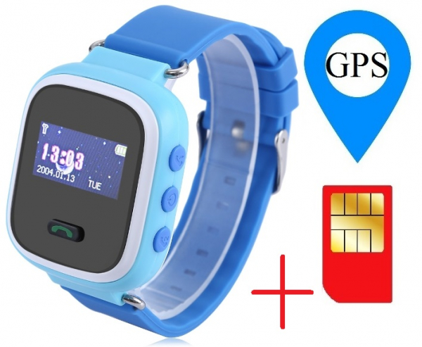 Ceas smartwatch GPS copii MoreFIT™ GW900s, cu GPS si functie telefon, monitorizare spion, pozitie GPS si LBS, buton SOS, Albastru + SIM prepay cadou [2]