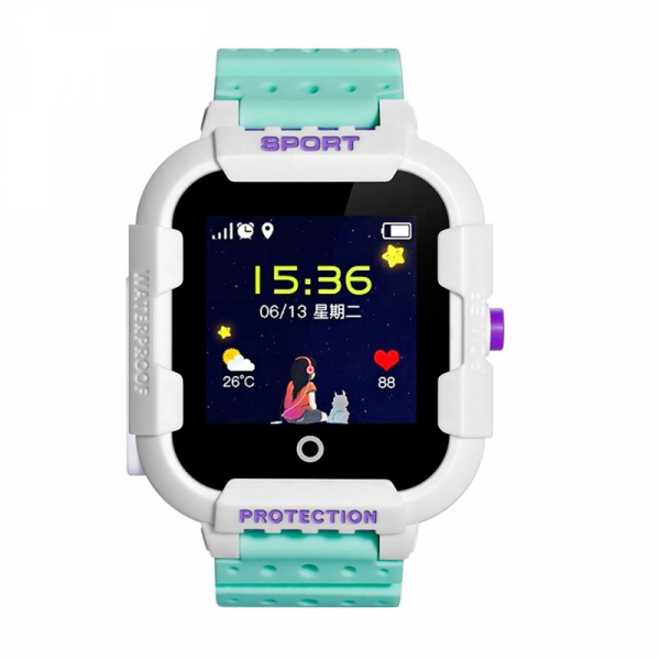 Ceas smartwatch GPS copii MoreFIT™ KT03 Pro WiFi, functie telefon, localizare GPS, localizare camera foto, monitorizare spion, rezistent la soc, touchscreen, buton SOS, perimetru siguranta , istoric l [2]