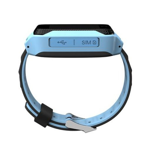Ceas smartwatch GPS copii MoreFIT™ Q528, cu GPS prin lbs si functie telefon, localizare camera foto, monitorizare spion, display touchsreen color, lanterna, buton SOS, Albastru [5]