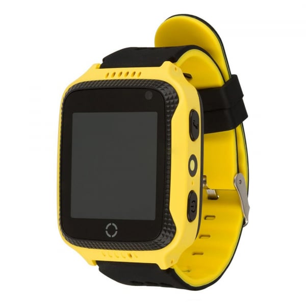 Ceas smartwatch GPS copii MoreFIT™ Q528, cu GPS prin lbs si functie telefon, localizare camera foto, monitorizare spion, display touchsreen color, lanterna, buton SOS, Galben [3]