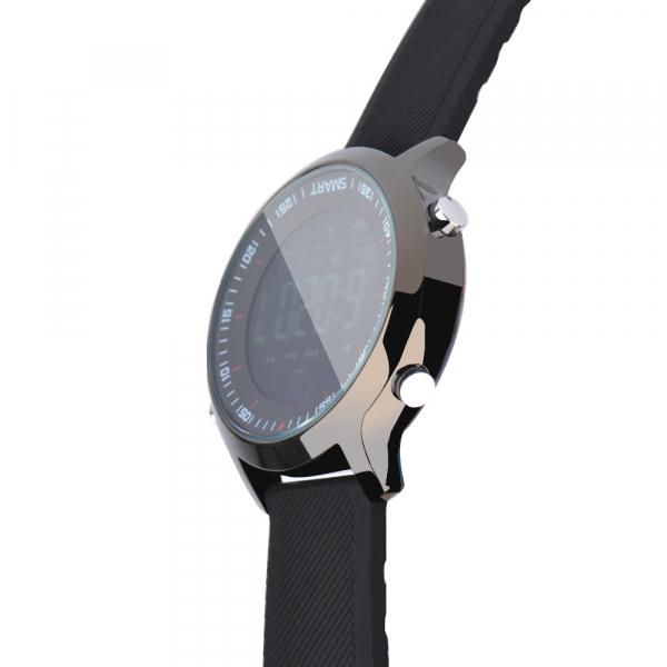 Ceas Smartwatch MoreFIT™ EX18 Plus, BT 4.0, autonomie baterie extra pana la 20 luni, sport , notificari apeluri, sms, negru [4]