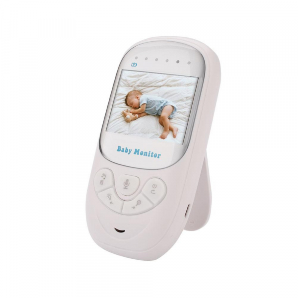 Set Baby Monitor Wireless BabyToy™ BM108 , Monitorizare Video Audio Bebelusi , Monitorizare Temperatura , Vedere Nocturna Color, Audio-Video, Sunet bidirectional, Functie Push to Talk, Rotire 360 , Ca [2]