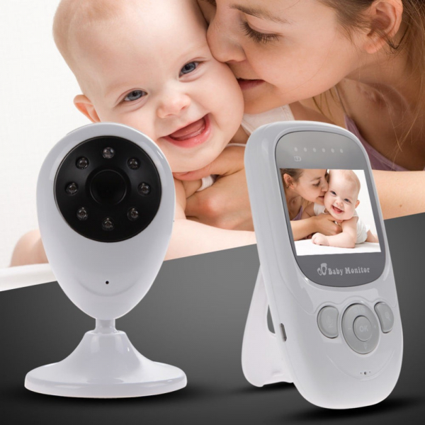 Set Baby Monitor Wireless BabyToy™ SP880 Plus , Monitorizare Video Audio Bebelusi , Monitorizare Temperatura , Vedere Nocturna, Audio-Video, Sunet bidirectional, Functie Push to Talk, 8 Cantece de lea [5]