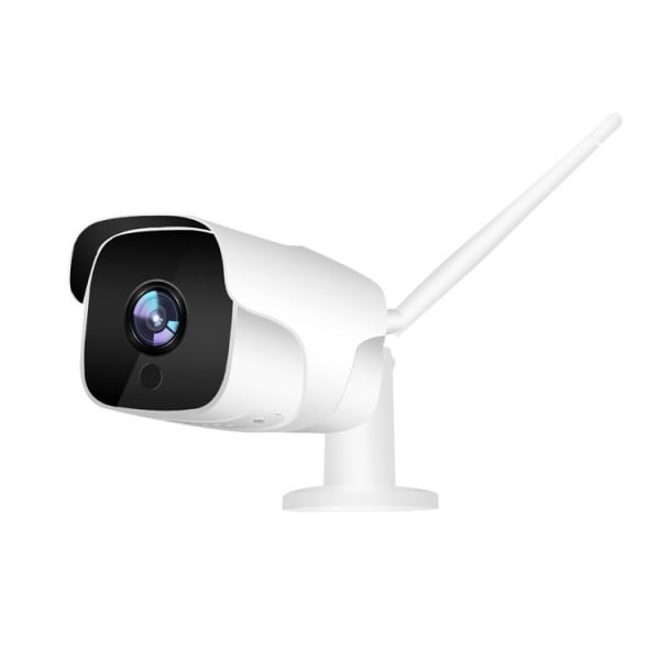 Set Camera de supraveghere exterior IP WIFI BabyToy™ AG09, FullHD 2MP 1080p, Conectare Telefon / PC , Night Vision, rezistenta la apa, senzor miscare, alb + sticker "obiectiv supravegheat video" [4]