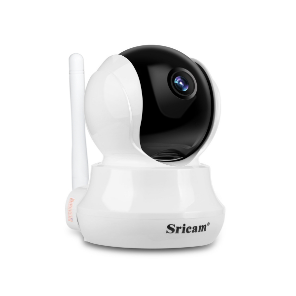 Set Camera de supraveghere IP WIFI Sricam™ SP020 , FullHD 2MP, Conectare Telefon / PC , Night vision, Rotire automata, rezolutie 1920*1080, senzor miscare, alb/negru [2]