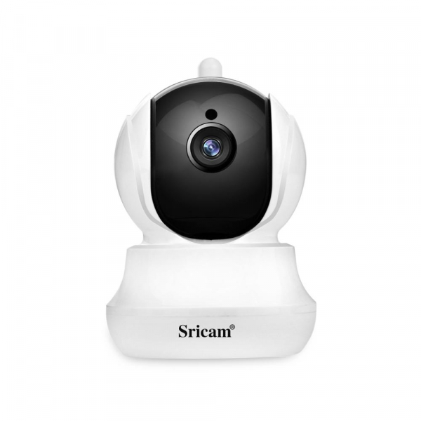 Set Camera de supraveghere IP WIFI Sricam™ SP020 , FullHD 2MP, Conectare Telefon / PC , Night vision, Rotire automata, rezolutie 1920*1080, senzor miscare, alb/negru [5]