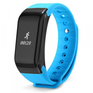 Bratara fitness MoreFIT™ F1 Pro , BT 4.0, rezistenta la apa, puls, nivel oxigen, tensiune, Android, iOS, intrare apeluri, vibratii, albastru [0]