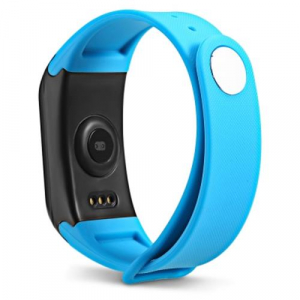 Bratara fitness MoreFIT™ F1 Pro , BT 4.0, rezistenta la apa, puls, nivel oxigen, tensiune, Android, iOS, intrare apeluri, vibratii, albastru [2]