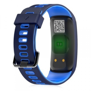 Bratara fitness MoreFIT™ F4 Pro Plus, IP68 submersibila, puls dinamic, tensiune, vremea, altitudine, UV index, Android, iOS, notificari, albastru [1]