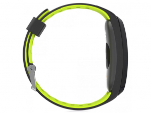 Bratara fitness MoreFIT™ F4 Pro Plus, IP68 submersibila, puls dinamic, tensiune, vremea, altitudine, UV index, Android, iOS, notificari, negru/verde [4]