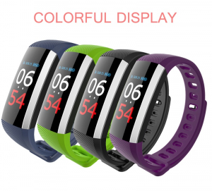 Bratara fitness MoreFIT™ G19, ecran color TFT, IP67, puls dinamic 24/24h ,oxigen ,tensiune, nivel oboseala, monitorizare somn,  remote camera, stand-by 21 zile, Android, iOS, notificari, mov [3]