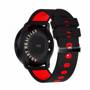 Bratara fitness MoreFIT™ GearFit CF007 Pro Plus, Ecran Color, tensiune, puls dinamic, vremea, oxygen, stand-by indelungat, Android, iOS, notificari, negru/rosu [5]