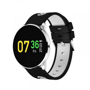 Bratara fitness MoreFIT™ GearFit CF007S Plus, Ecran Color, tensiune, puls dinamic, vremea, oxygen, stand-by indelungat, Android, iOS, notificari, negru/alb [0]