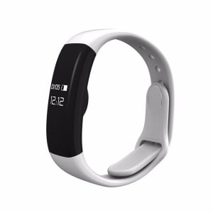 Bratara fitness MoreFIT™ H30 Plus, BT 4.0, rezistenta la apa, monitorizare dinamica puls, Android, iOS, intrari apeluri, alb [2]