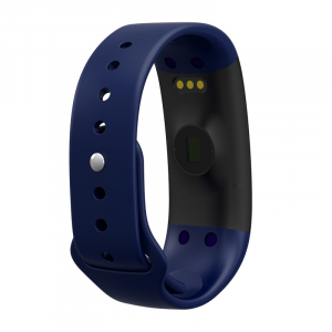 Bratara fitness MoreFIT™ H30 Plus, BT 4.0, rezistenta la apa, monitorizare dinamica puls, Android, iOS, intrari apeluri, albastru [2]