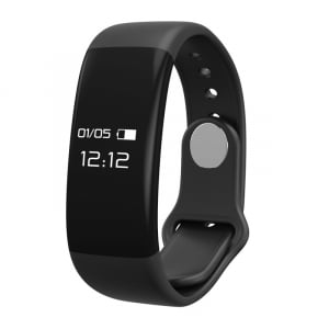 Bratari fitness - Bratara fitness MoreFIT™ H30 Plus, BT 4.0, rezistenta la apa, monitorizare dinamica puls, Android, iOS, intrari apeluri, negru