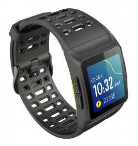 Bratara fitness MoreFIT™ P1 Plus,  BT 4.0, puls, tensiune, oxigen, nivel oboseala, stand-by 20 zile, Android, iOS, notificari, remote camera, negru [1]