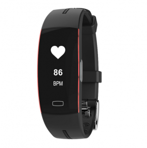 Bratara fitness MoreFIT™ P4 Pro , ritm cardiac ,PPG+EKG , tensiunea arteriala, BT 4.0, rezistenta la apa, monitorizare puls, nivel oxigen sange, Android, iOS, intrare apeluri/notificari , vibratii, ne [0]