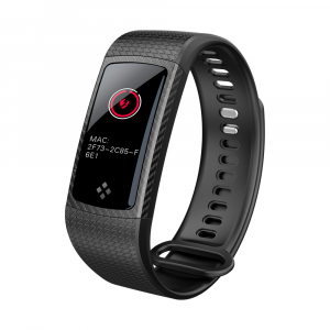 Bratara fitness MoreFIT™ S9 Pro, ecran color, BT 4.0, monitorizare puls dinamic, nivel oxigen, monitorizare somn Android, iOS, notificari, curea carbon, negru [2]