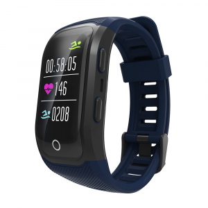 Bratara fitness MoreFIT™ S908s Premium Color, GPS, multi sport, rezistent la apa IP68, puls dinamic, ultra long stand by, Android, iOS, notificari, albastru [4]