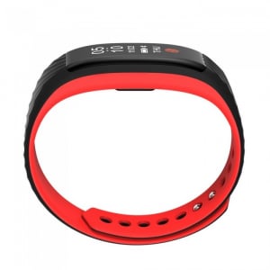 Bratara fitness MoreFIT™ W810 Plus , BT 4.0 , RAM 32 ,  notificari apeluri sms si aplicatii , stand by 10 zile, rezistenta la apa ip67, monitorizare puls dinamic, Android, iOS, vibratii, negru/rosu [2]
