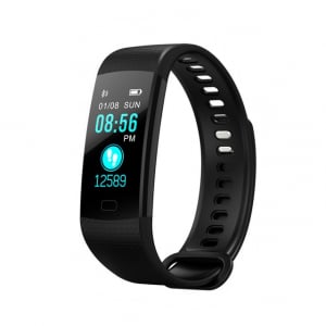 Bratara fitness MoreFIT™ Y5,  BT 4.0, Puls, Oxigen, Mod sport, Ecran Color, Rezistenta la Apa IP67, Notificari apeluri, Android, iOS, Remote camera, Negru [0]
