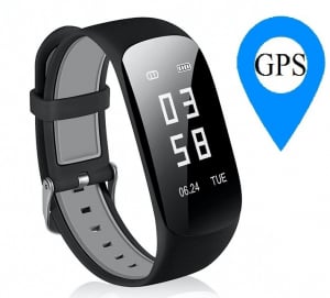 Bratari fitness - Bratara fitness MoreFIT™ Z17, GPS, marcare traseu pe harta,  IP67, ritm cardiac, calorii, nivel oboseala, notificare apleuri/sms/respingere apel, monitorizare somn, remote camera, cautare telefon, sta