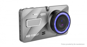 Camera auto DVR FreeWay™ A10, FullHD 1080p@30Fps, camera dubla, G-senzor, lentile Sony , super night vision, suport prindere, 4 inch LCD, unghi de filmare 170 grade, inregistrare ciclica ( bucla , loo [4]