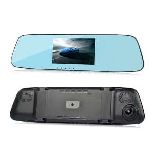 Camera Auto Oglinda TouchScreen DVR L505C, camera dubla, 1080p FullHD, G-senzor, suport prindere , 4.3 inch HD LCD, unghi de filmare 140 grade, inregistrare ciclica ( bucla ), negru [5]