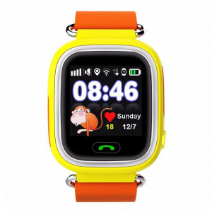 Ceas smartwatch GPS copii MoreFIT™ GW100 Plus , cu GPS si functie telefon, Wi-Fi, ecran 1.22" touchscreen, Bluetooth, tripla pozitionare, Buton SOS, vibratii, Galben + SIM prepay cadou [0]