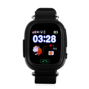 Ceas smartwatch GPS copii MoreFIT™ GW100 Plus , cu GPS si functie telefon, Wi-Fi, ecran 1.22" touchscreen, Bluetooth, tripla pozitionare, Buton SOS, vibratii, Negru + SIM prepay cadou [0]