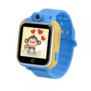 Ceas smartwatch GPS copii MoreFIT™ GW1000 3G Pro , GPS, camera 2MP, Wi-FI si functie telefon, ecran touchscreen 1.54", buton SOS, Albastru + SIM prepay cadou [0]