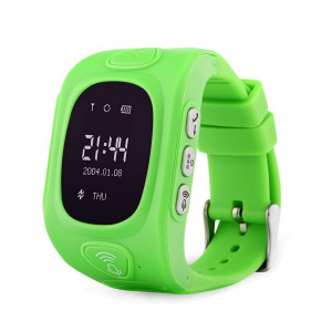 Ceas smartwatch GPS copii MoreFIT™ GW300, tripla pozitionare GPS+LBS+WiFi, telefon, buton SOS, monitorizare spion, design rezistent, Verde + SIM prepay cadou [0]