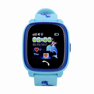 Ceas smartwatch GPS copii MoreFIT™ GW400s Pro , cu GPS si functie telefon, Wi-Fi, rezistent la apa, ecran touchscreen 1.22", monitorizare spion, buton SOS, albastru + SIM prepay cadou [0]