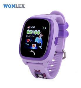 Ceas smartwatch GPS copii MoreFIT™ GW400s Pro , cu GPS si functie telefon, Wi-Fi, rezistent la apa, ecran touchscreen 1.22", monitorizare spion, buton SOS, lila + SIM prepay cadou [3]