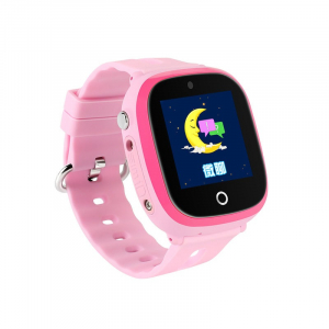 Ceas smartwatch GPS copii MoreFIT™ GW400x Pro , cu GPS si functie telefon, rezistent la apa, camera foto, buton SOS, roz + SIM prepay cadou [0]