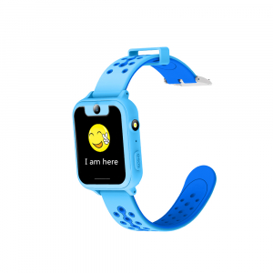 Ceas smartwatch GPS copii MoreFIT™ MX600, functie telefon, monitorizare GPS, localizare camera foto, monitorizare spion, touchscreen, lanterna, buton SOS, perimetru siguranta, albastru + SIM prepay ca [1]