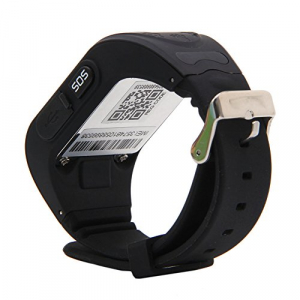 Ceas smartwatch GPS copii MoreFIT™ Q50, functie telefon, monitorizare GPS in timp real , Wi-FI, buton SOS si monitorizare spion, negru + SIM prepay cadou [5]