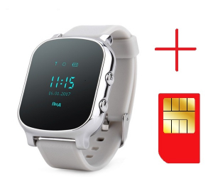 Ceas smartwatch GPS copii sau adultii MoreFIT™ GW700, cu GPS si functie telefon,Wi-Fi, monitorizare spion, buton SOS, Argintiu + SIM prepay cadou [2]