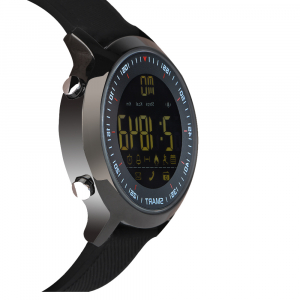Ceas Smartwatch MoreFIT™ EX18 Plus, BT 4.0, autonomie baterie extra pana la 20 luni, sport , notificari apeluri, sms, negru [2]