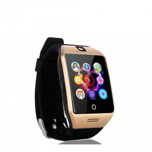 Ceas Smartwatch MoreFIT™  Q18 Plus Pro, cu sim, display 1.54", camera foto, carcasa metalica, ecran curbat, NFC, BT 3.0, auriu [3]